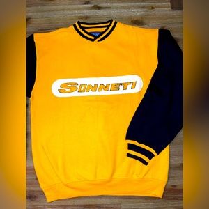 Vintage 90s Sonneti Active‎ Wear Sweatshirts Big Logo Sonneti